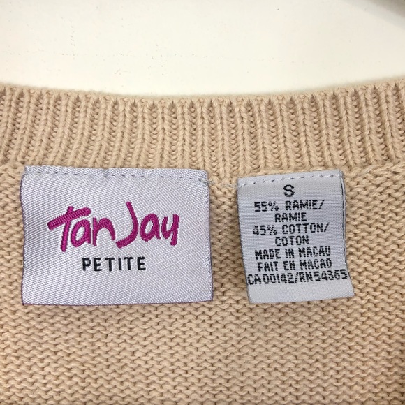 Vintage 90s Embroidered Knit Sweater Vest Sz SP - Picture 6 of 6